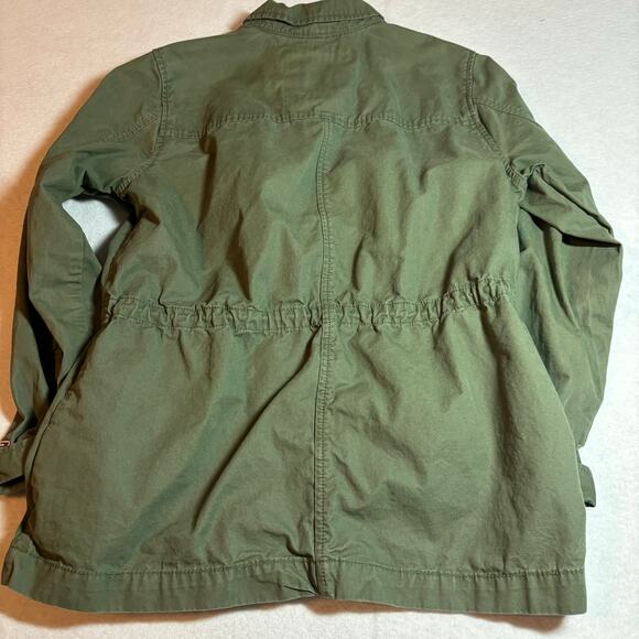 Tommy Hilfiger Women's Sz MCargo Snap Front and Zip Green Front Pockets Gorpcore - Picture 9 of 9